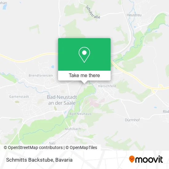 Карта Schmitts Backstube