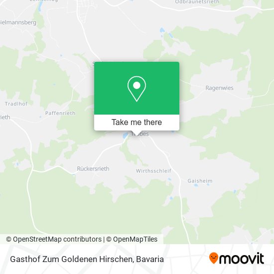 Gasthof Zum Goldenen Hirschen map