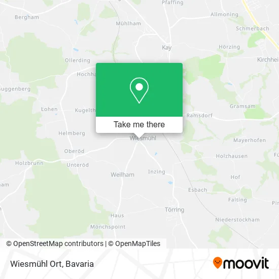 Карта Wiesmühl Ort