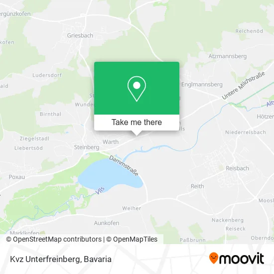 Карта Kvz Unterfreinberg