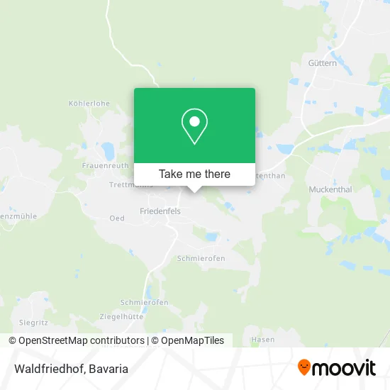 Карта Waldfriedhof