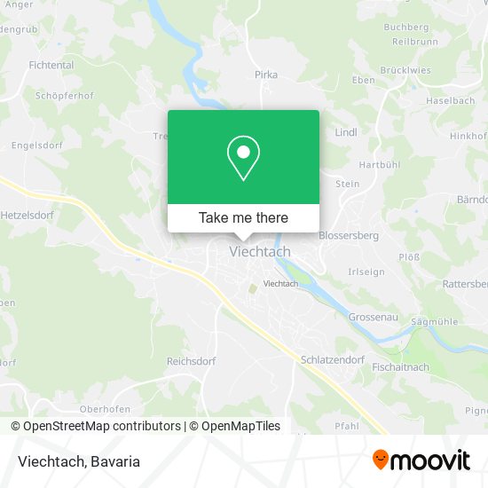 Viechtach map