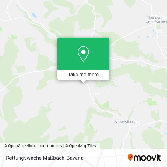 Rettungswache Maßbach map