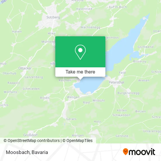 Карта Moosbach