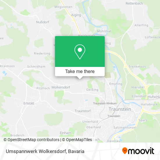 Карта Umspannwerk Wolkersdorf