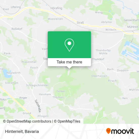 Hinterreit map