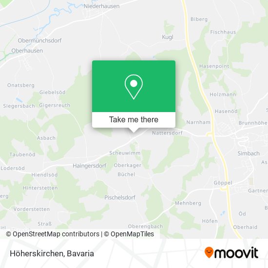 Карта Höherskirchen