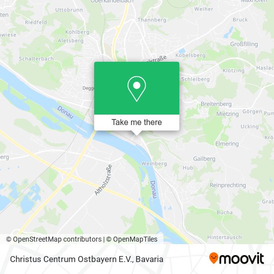 Christus Centrum Ostbayern E.V. map