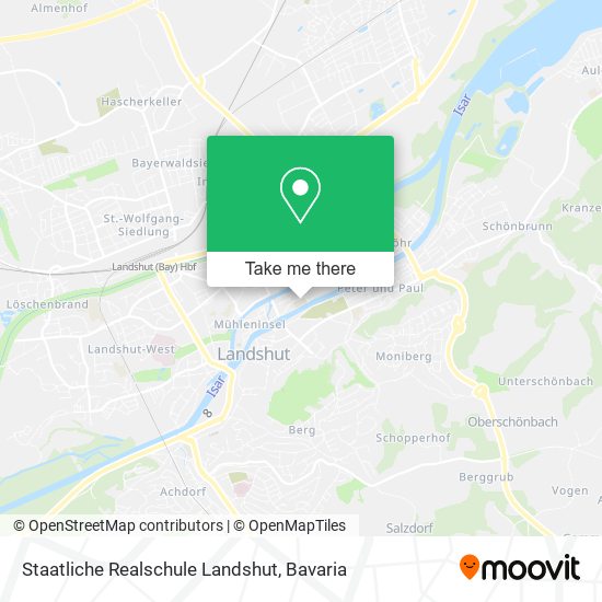 Staatliche Realschule Landshut map