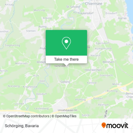 Schörging map