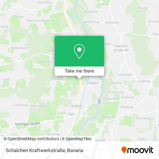 Schalchen Kraftwerkstraße map