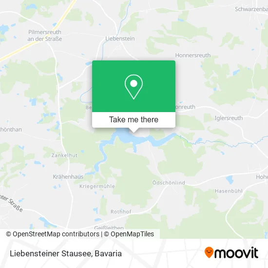 Карта Liebensteiner Stausee