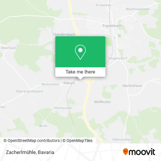 Карта Zacherlmühle