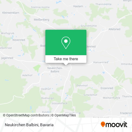 Карта Neukirchen Balbini