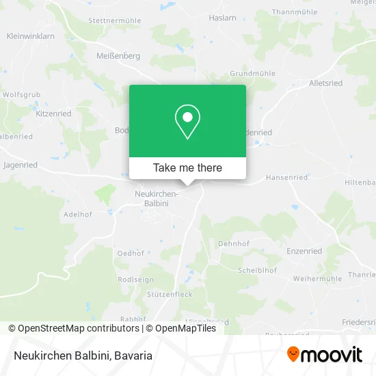 Карта Neukirchen Balbini
