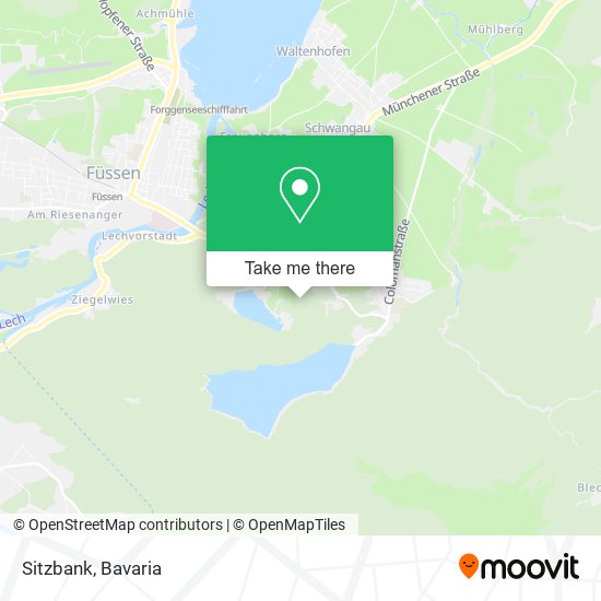 Sitzbank map