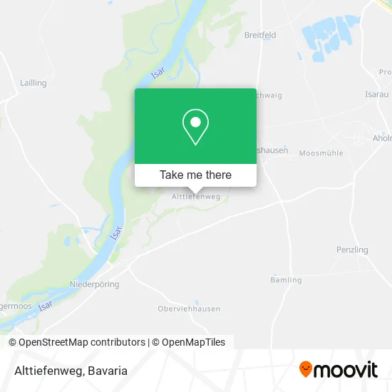 Карта Alttiefenweg
