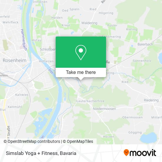 Simslab Yoga + Fitness map