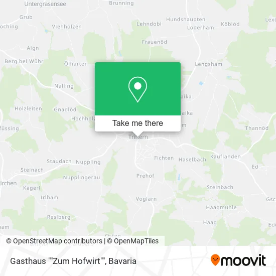 Карта Gasthaus ""Zum Hofwirt""