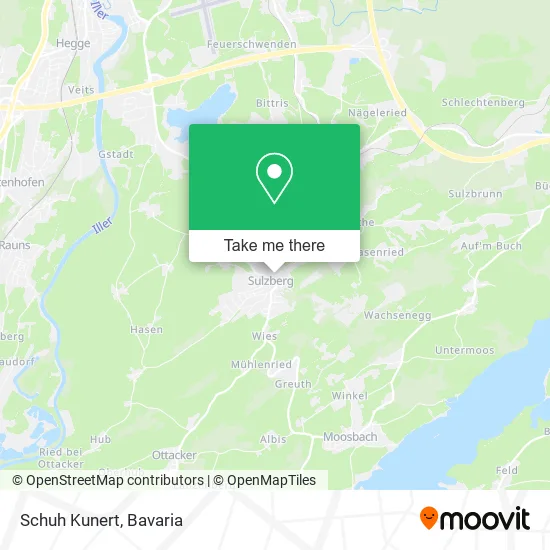 Карта Schuh Kunert