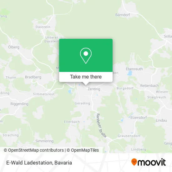 Карта E-Wald Ladestation