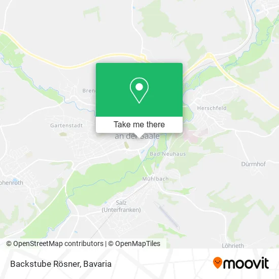 Карта Backstube Rösner