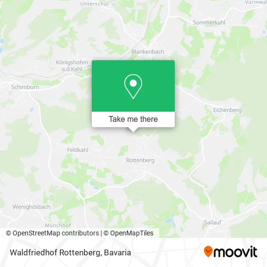 Карта Waldfriedhof Rottenberg
