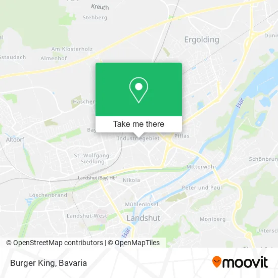 Карта Burger King
