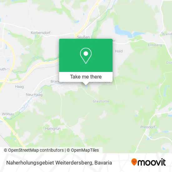 Карта Naherholungsgebiet Weiterdersberg
