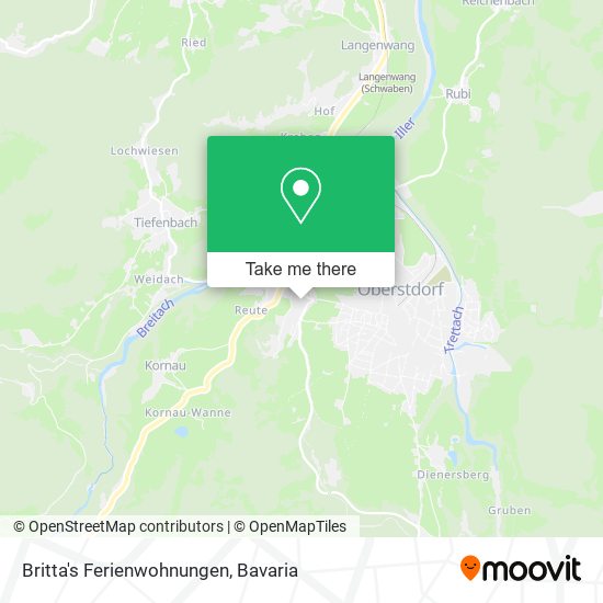 Britta's Ferienwohnungen map