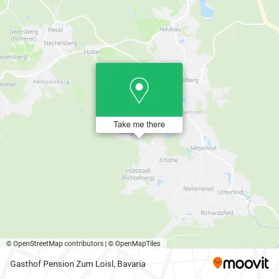 Карта Gasthof Pension Zum Loisl