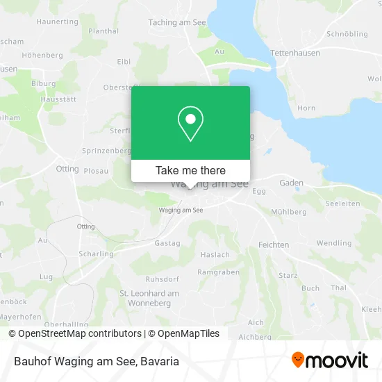 Карта Bauhof Waging am See