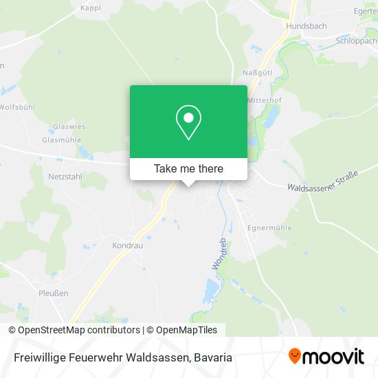 Карта Freiwillige Feuerwehr Waldsassen