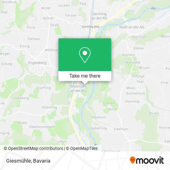 Карта Giesmühle