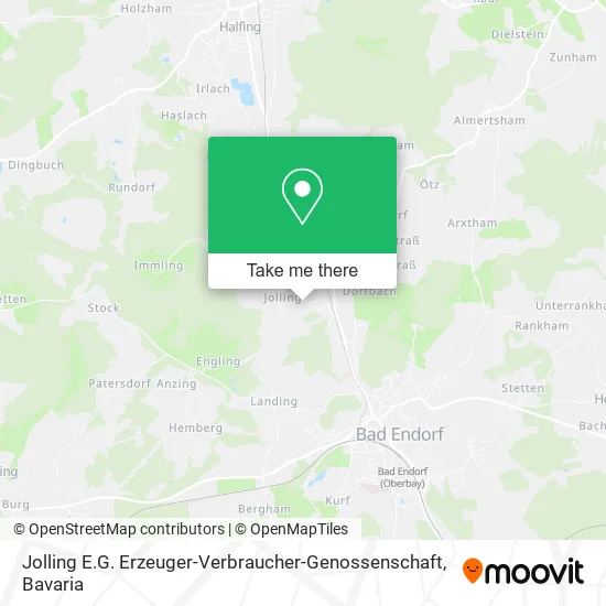 Карта Jolling E.G. Erzeuger-Verbraucher-Genossenschaft