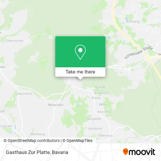 Карта Gasthaus Zur Platte