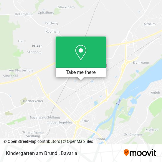 Kindergarten am Bründl map