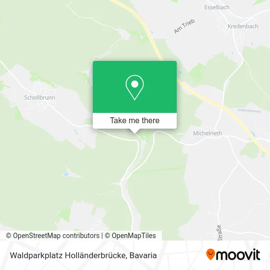 Карта Waldparkplatz Holländerbrücke