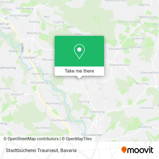 Карта Stadtbücherei Traunreut