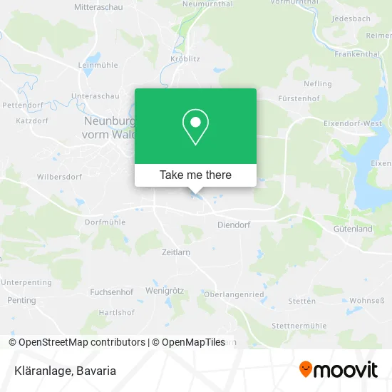 Карта Kläranlage