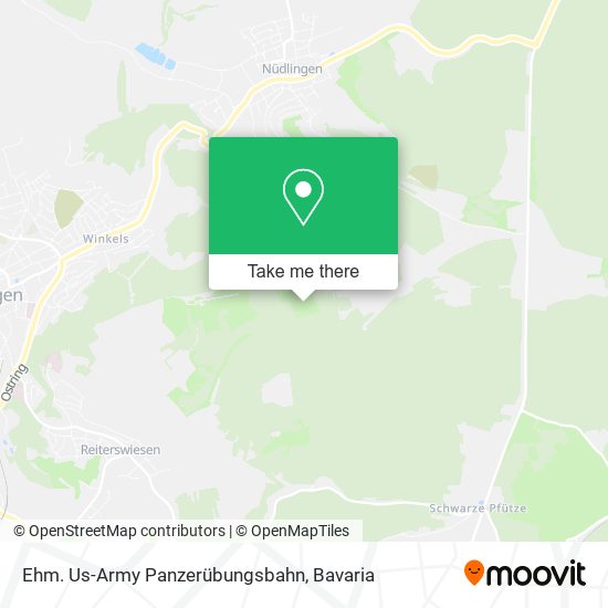Ehm. Us-Army Panzerübungsbahn map