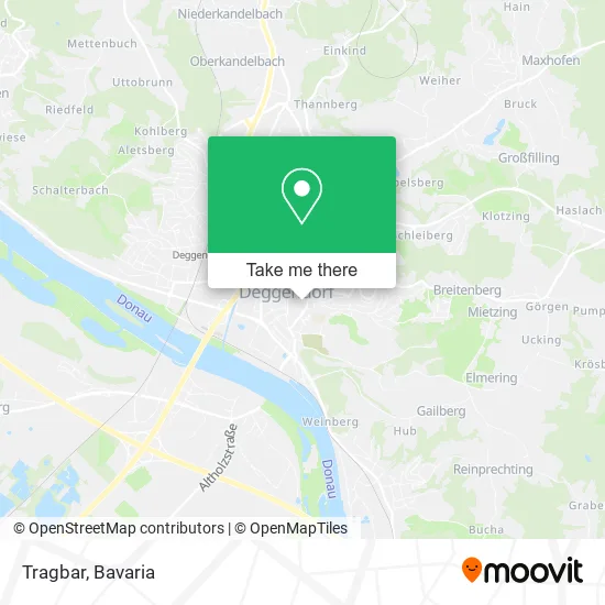 Карта Tragbar