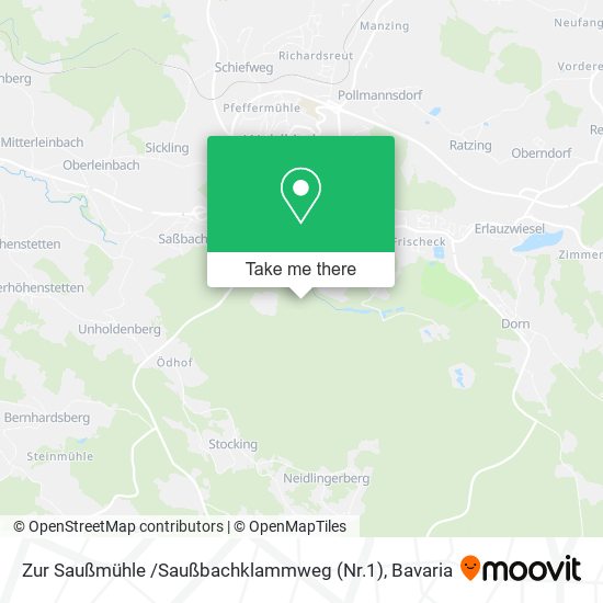Карта Zur Saußmühle /Saußbachklammweg (Nr.1)