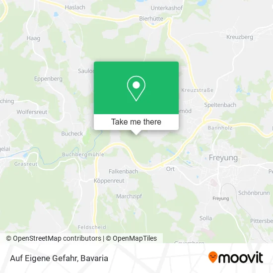 Карта Auf Eigene Gefahr