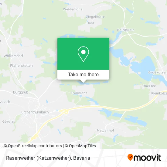 Карта Rasenweiher (Katzenweiher)