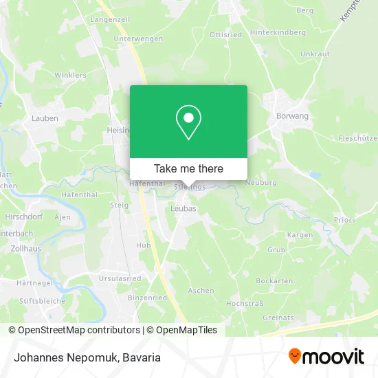 Карта Johannes Nepomuk