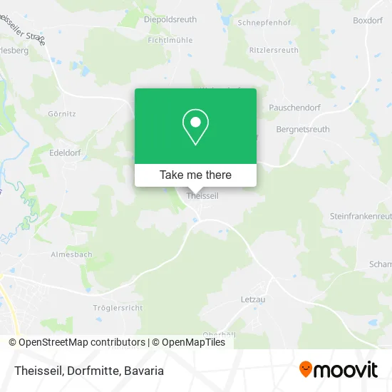 Карта Theisseil, Dorfmitte