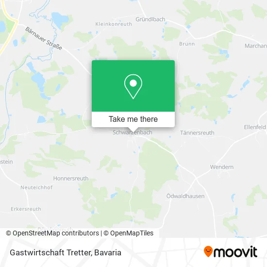 Карта Gastwirtschaft Tretter