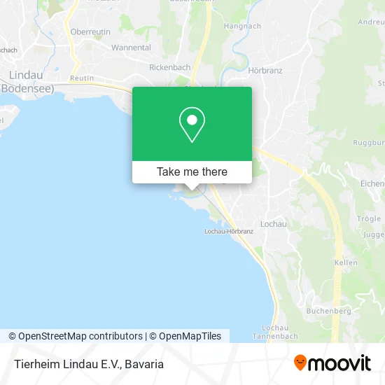 Карта Tierheim Lindau E.V.