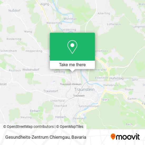 Gesundheits-Zentrum Chiemgau map